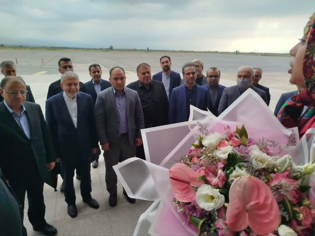 وزیر میراث فرهنگی وارد گلستان شد