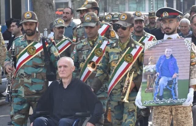 گرگان در سوگ فرشتهٔ ایثار/ وداع آسمانی با «شهید حیدری»