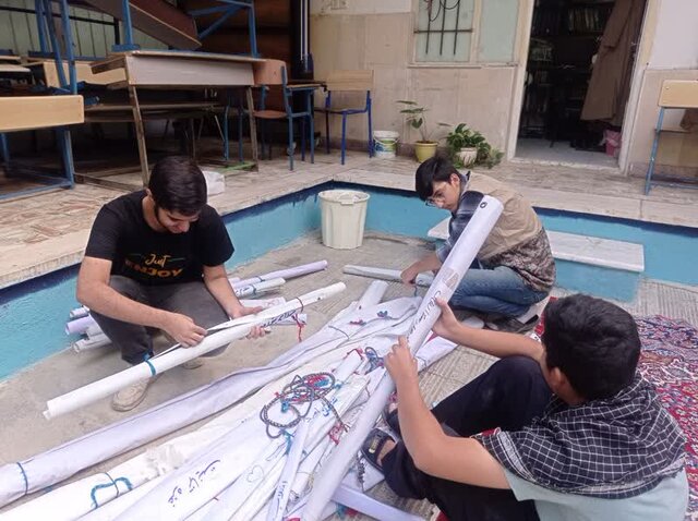 رنگِ همدلی؛ جهاد دانش‌آموزان گرگانی برای آراستن «خانه دوم»