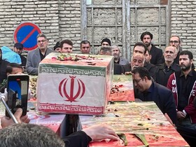 بدرقه‌ عاشقان بی‌نشان/ تشییع ۵ شهید گمنام در گرگان