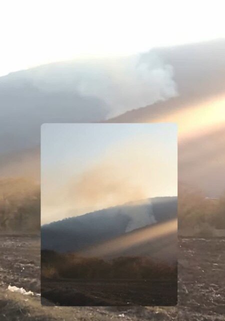 وقوع حریق در گونیکی کلاله/ حضور فوری نیروهای یگان حفاظت در محل حادثه