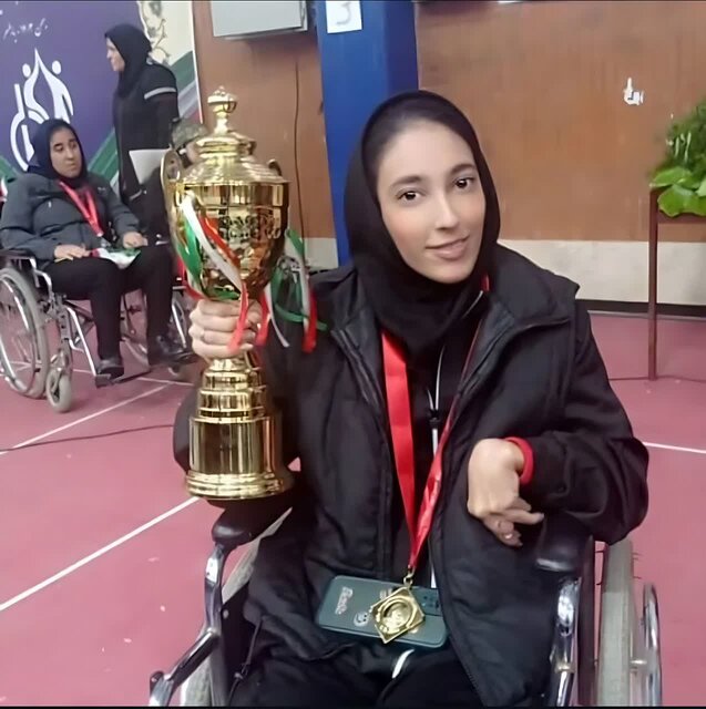 قهرمانِ فراتر از محدودیت / پیشروی دختر معلول گلستانی تا آستانه رقابت‌های دبی