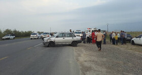 یک کشته و دو مصدوم بر اثر تصادف دو خودرو در گلستان