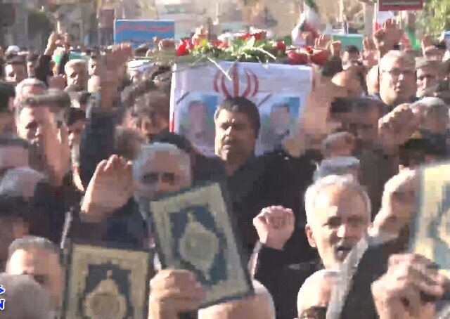 تشییع پیکر شهید مدافع امنیت در کلاله