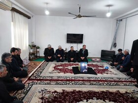 دلجویی معاون استاندار گلستان از خانواده شهیدِ تجاوز موشکی آمریکا و اسرائیل