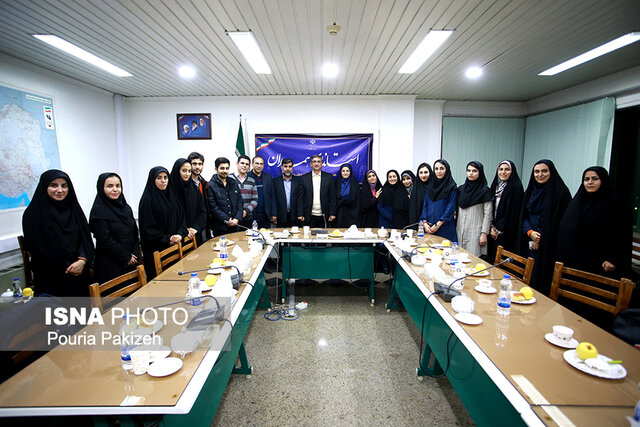 دیدار ایسنایی‌ها با استاندار همدان