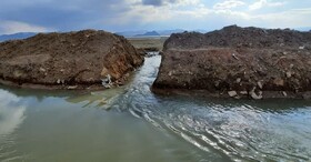 مسیر رودخانه قره‌چای به سمت «آق‌گل» باز شد