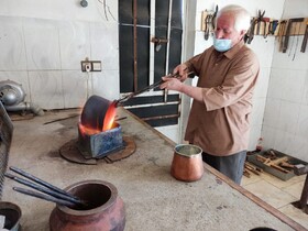 احیاء رشته منسوخ شده مسگری در همدان