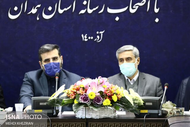 /گزارش تصویری/ حضور وزیر ارشاد در جمع اهالی رسانه همدان و افتتاح موزه چاپ