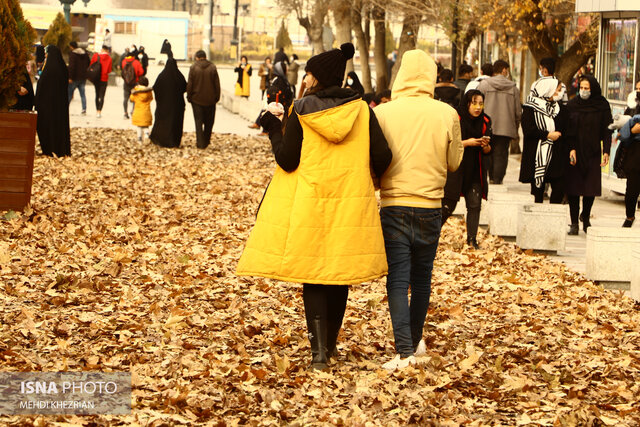گزارش تصویری/ گذرپاییزی؛ خیابان بوعلی