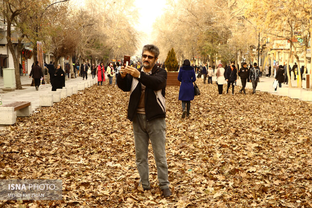 گزارش تصویری/ گذرپاییزی؛ خیابان بوعلی