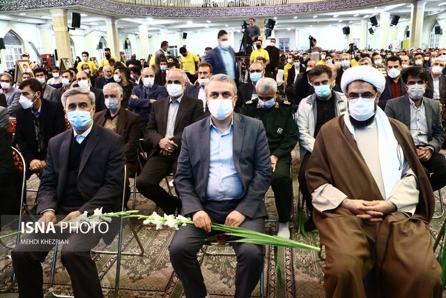 /گزارش تصویری/ یادواره شهدای اصناف همدان با حضور وزیر صمت