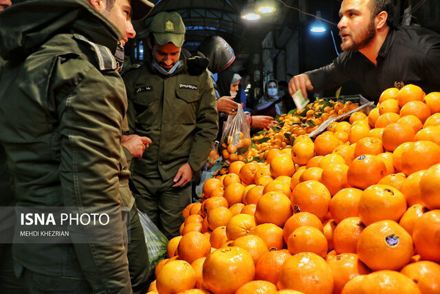 /گزارش تصویری/ بازار میوه همدان در آستانه شب یلدا