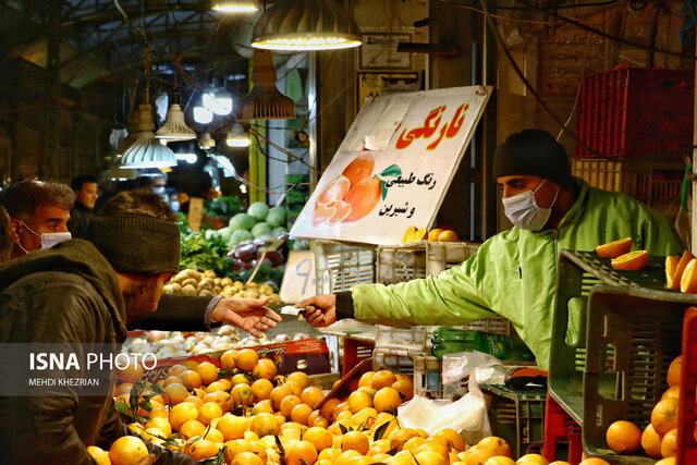 /گزارش تصویری/ بازار میوه همدان در آستانه شب یلدا