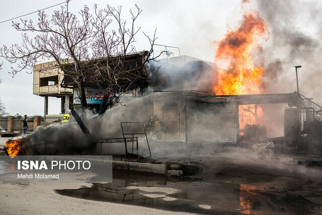 عکس تزئینی است انفجار سیلندر گاز در همدان یک کشته بر جای گذاشت