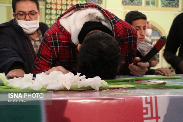 /گزارش تصویری/تشییع شهید گمنام در همدان