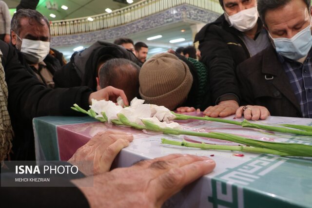 /گزارش تصویری/تشییع شهید گمنام در همدان