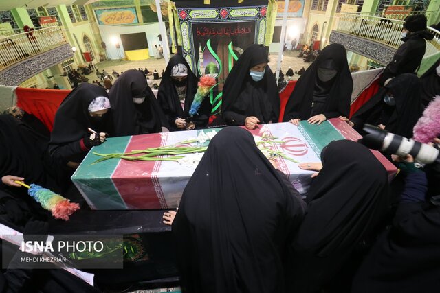 /گزارش تصویری/تشییع شهید گمنام در همدان