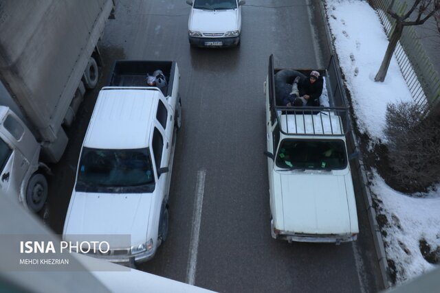 /گزارش تصویری/ تیوب سواری تفریح زمستانی همدانی‌ها