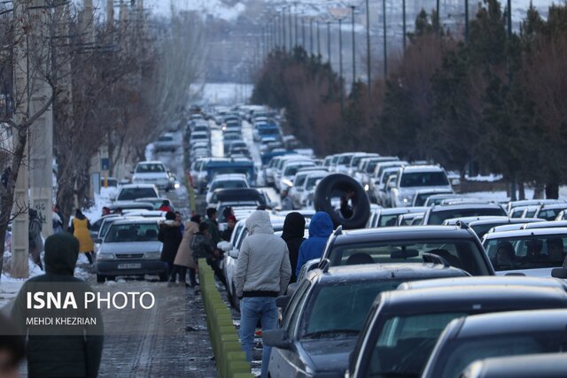 /گزارش تصویری/ تیوب سواری تفریح زمستانی همدانی‌ها