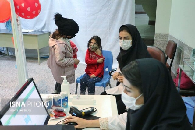 واکسیناسیون کودکان در همدان