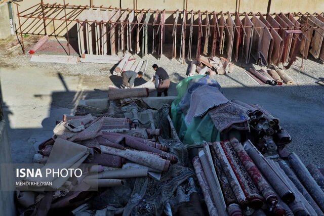 /گزارش تصویری/ قالیشویی در آستانه سال جدید