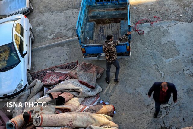 /گزارش تصویری/ قالیشویی در آستانه سال جدید