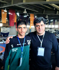 نائب قهرمانی مسابقات کشتی جوانان کشور از آن ورزشکار ملایری