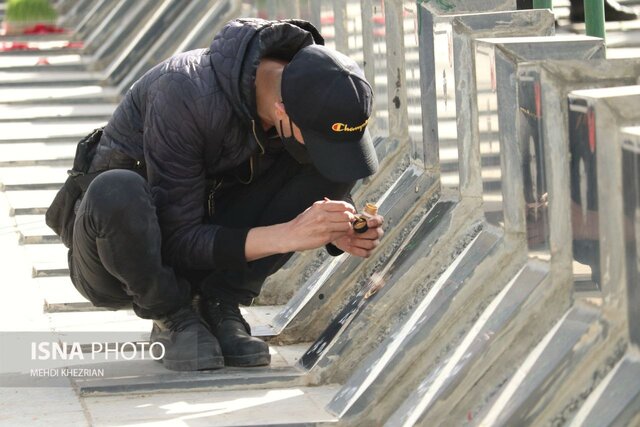 /گزارش تصویری/ باغ بهشت همدان در پنجشنبه آخر سال