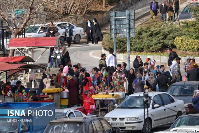 گزارش تصویری؛ مسافران نوروزی در گنجنامه