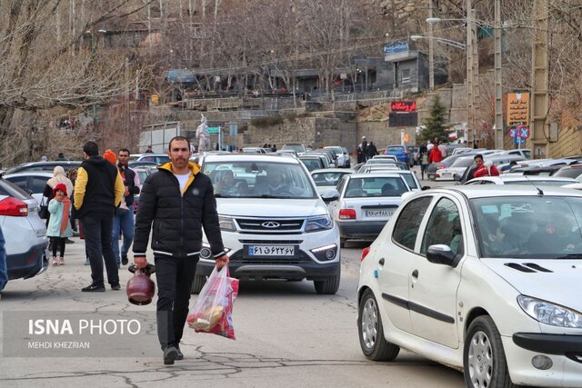 گزارش تصویری؛ مسافران نوروزی در گنجنامه