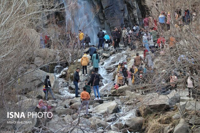 گزارش تصویری؛ مسافران نوروزی در گنجنامه