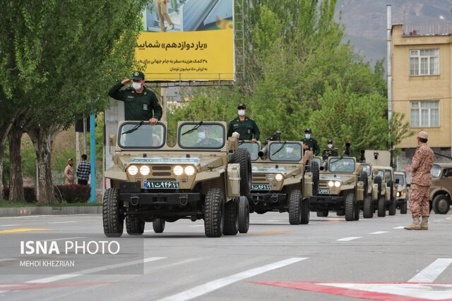 /گزارش تصویری/ رژه روز ارتش در همدان