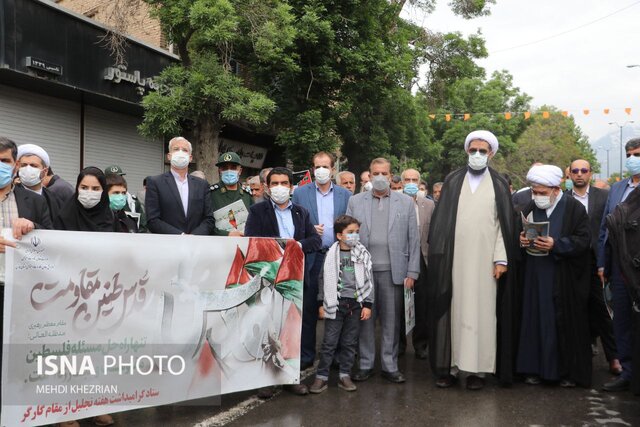 /گزارش تصویری/ راهپیمایی روز قدس در همدان