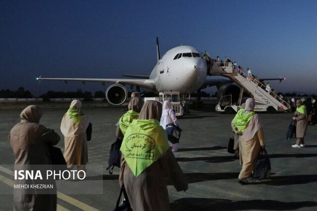 /گزارش تصویری/ اعزام نخستین گروه حجاج از فرودگاه همدان