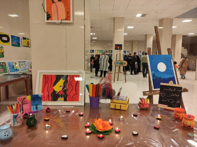 دومین نمایشگاه گروهی هنرهای تجسمی در ملایر افتتاح شد