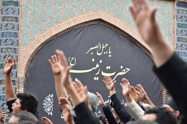 برگزاری تجمع بزرگ عزاداران و هیات‌های مذهبی ملایر در سومین روز شهادت امام حسین(ع)