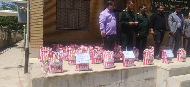 توزیع ۸۰۰ بسته معیشتی به همت اصناف و کسبه ملایر