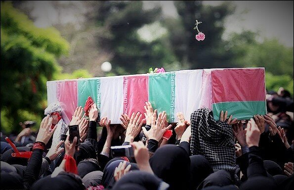 پیکر مطهر شهید "علی نظری" در ملایر تشییع می‌شود