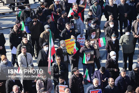 راهپیمایی ۹ دی در کرج برگزار شد