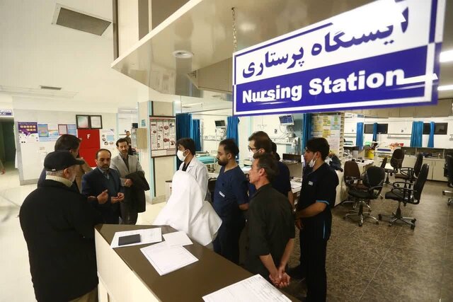 بازدید شبانه و سرزده سرپرست فرمانداری همدان از بیمارستانها