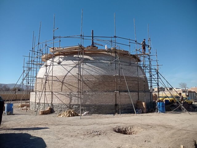 روند ادامهدار بازسازی «یخدان میرفتاح» ملایر