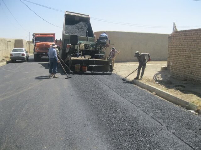 اتمام بهسازی معابر در چند روستای ملایر