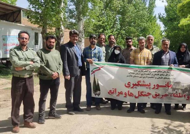 ۹۹ درصد حریق در مراتع ملایر عامل انسانی دارد