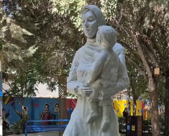 پارک بانوان رزن بازسازی شد