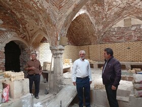 آغاز فاز دوم مرمت حمام تاریخی روستای «نظام‌آباد» درگزین