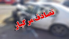 سانحه تصادف در محور  نهاوند-فیروزان جان پنج نفر را گرفت