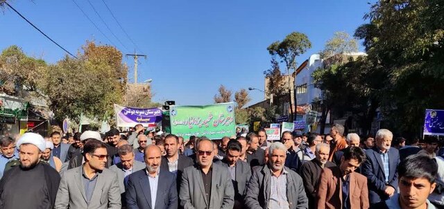 نوای استکبارستیزی در ملایر طنین انداز شد