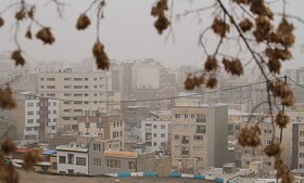 افزایش غلظت آلاینده‌ها در همدان / بارش پراکنده باران