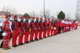 آماده‌باش هلال‌احمر همدان در پی فعالیت سامانه بارشی